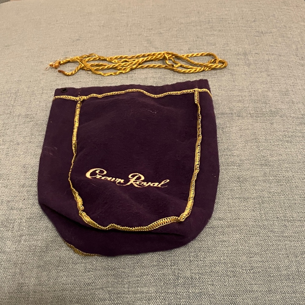 Purple Crown Royal Dust Bag